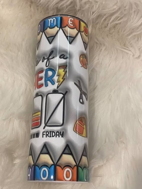 Teacher Sublimation Tumbler